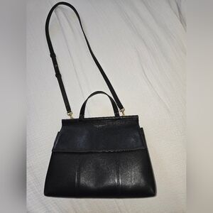 TORY BURCH Black Leather crossbody
